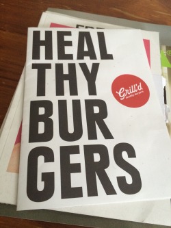 tockthewatchdog:  felixferne:  it’s been literal weeks and i’ve only just realised this is meant to be read as “healthy burgers” and not “heal thy burgers”  #honestly without that caption i might never have figured it out 