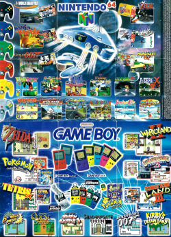 vgjunk:  Nintendo 64 / Game Boy poster. 