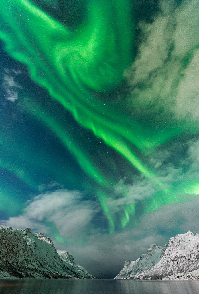 radivs:  Auroras on a Cloud by Lars-Espen Langhaug