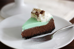 Double Chocolate Mint Cheesecake  this!