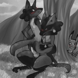 xiontheumbreon:  Male trainers and their Pokemon!!