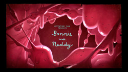 Bonnie and Neddy - title carddesigned by Steve Wolfhardpainted by Joy Angpremieres Monday, November 2nd at 8/7c on Cartoon Network