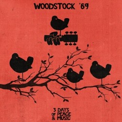 #Woodstock &lsquo;69 &ldquo;3 days of #Peace &amp; #Music&rdquo;  #twitter #like #design #birds  🐦 🌿🐤🐥