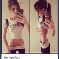 How the fuck is this #perfect? I&rsquo;m not trying to diss on #skinny #women or wanting to be #fit. But this, this is down right #unhealthy. But the #media keeps trying to tell women they are filled with #flaws. Only so they can #push some #product down
