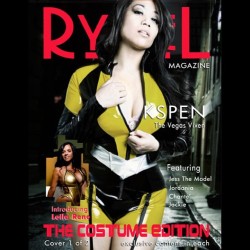 the first cover of the 2 cover Costume Edition of Rybel Magazine @rybelmagazine This cover features KSpen the Model @love_kspen and will have exclusive images of her in it .. the second cover features Jess The Model @amandah925 and will feature exclusive