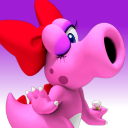 puddletumbles:  spookyhouse:  swaggaraptor:  throh:  theroguefeminist:  rachelreine:  ☆ ❤ Birdo ❤ ☆  Her name’s Birdetta guys. She’s actually a canon trans character by nintendo and many players insist on calling her by her “real” name