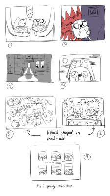 The First Investigation title card concepts by storyboard artist/writer Aleks Sennwald