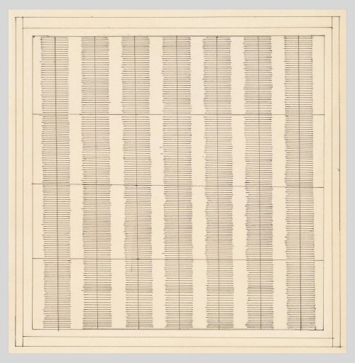 garadinervi:Agnes Martin, Untitled, 1960 [Whitney Museum of American Art, New York, NY]