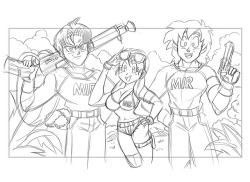 funsexydragonball:Yeah, I’m really happy with this. Going to probably color it sometime later along with the new banner. :) dat Bra~ &lt; |D’‘‘