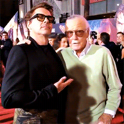 shunasassi:  Robert Downey Jr. and Stan Lee at the “Doctor Strange” world premiere on October 20, 2016 in Hollywood, California. 