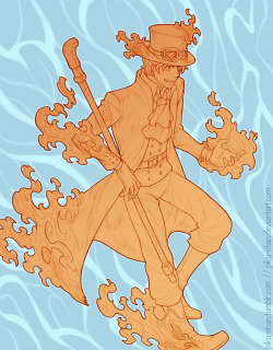 piku-chan:  Ace’s Will I guess before anything… SPOILERS!!! for the latest One Piece chapter…if there’s anyone who hasn’t been up to date with the manga. Belated birthday present to malmal90. This is Sabo and he has made a fantastic and amazing
