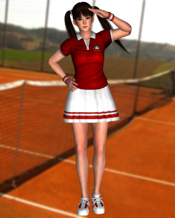 Xxxkammyxxx:  Leifang In Her Tennis Costumeremember To Activate Back Face Culling