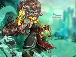 borealisowl:    Illaoi - The Kraken Priestess / FalconSketcher: DA points and paypal commissions are open  