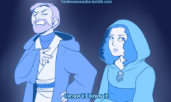 freakxwannaxbe:    That scene in Mulan where all the ancestors are arguing about whose fault it was that Mulan ran off to join the army except with all the Force ghosts arguing about Ben Solo.   This is the greatest thing I have ever drawn I am so proud