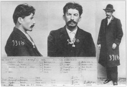 historicaltimes:  Stalin mugshot 1911 Tsarist Russia 