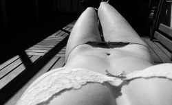 naughtyswedishgirl:  another tanning pic, not as good as the other one, but it’s still me 