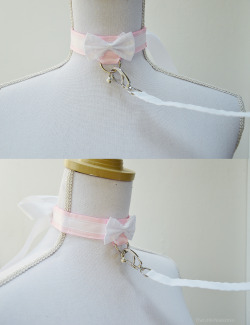 littlepinkkittenshop:  ♡♡♡ Kitten Collar and Leash Set Special (ฮ AUD) ♡♡♡ I decided to make a special set so it is a bit more affordable for those who can’t afford the more expensive sets in my store. Only for a limited time though!!!