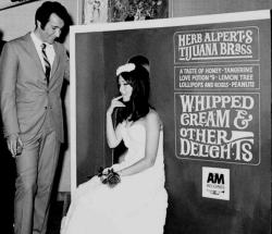 themaninthegreenshirt: Herb Albert at the launch of ‘Whipped Cream &amp; Other Delights’ 