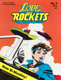Love and Rockets No. 5 (Fantagraphics, 1984). Cover art by Jaime Hernandez.From a charity shop in Nottingham.