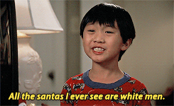 thedreamwalagift:  princessafterthought:  justnergalthings:  i accept this new Christmas canon that an Asian woman in drag is the Boss Santa   LAO BAN SNATA OMG  老板 Santa jfc 