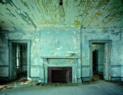 blue-voids:   Stephen Wilkes - Ellis Island Administrative Quarters Measles Ward, Huddled Chairs Morgue, Prep Room Isolation Ward Snow-covered Corridor Psychiatric Hospital, Green Room Tuberculosis Ward  