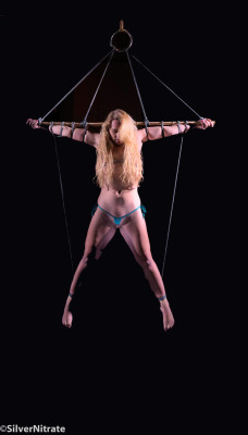Rope bondage.  Ropes and Photo by Silver Nitrate Photography.