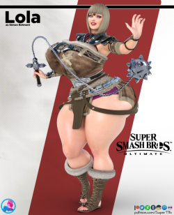 supertitoblog:  Today is pic is Lola as Simon Belmont“Witness the power of the Belmont Clan!”Only 1 more days till Smash!!!!!!I’m so hyped