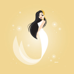 kmmcmdraws: Golden Mermaid Instagram | kmmcmdraws 
