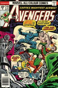 Avengers No. 155 (Marvel Comics, 1977). Cover art by Jack Kirby. From Oxfam in Nottingham.