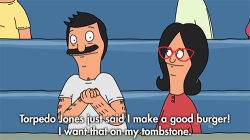 leah-the-libra:  viviku:  gothfabio:  ricktimus:  Probably my favorite thing about Bob’s Burgers is that they don’t do that thing where the characters try to one-up each other with an endless barrage of jokes? No, the characters react like actual
