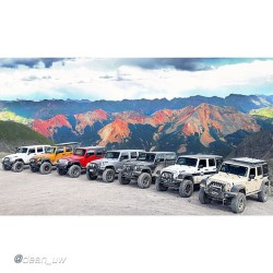 jeepbeef:  Jeep Family.  A bond like no other. www.jeepbeeef.com __________________________________ by @dean_uw “Family Portrait in the Rockies at 13,000ft #canon1dx | #AEV | #aevconversions | #Rubicon | #Wrangler | #JK | #JKwrangler | #jeepin | #lifted