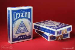 zeldathon:  Cards of Legend (ฟ USD)  Against mighty oddsHero’s hands paired, drawn, and set The Cards of Legend These poker-sized playing cards are produced by the US Playing Card Company (USPCC), the same company responsible for the famous Bicycle