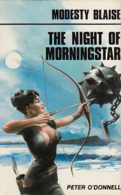 The Night Of Morningstar, by Peter O’Donnell (Souvenir Press, 1982). From Ebay.