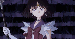 lemedy: I am an emissary from the abyss of death. Protected by Saturn, the Planet of Ruin.  Guardian of Silence, I am Sailor Saturn. 