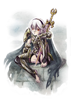 maxa-postrophe:  My Corrin from Fire Emblem Fates Conquest. Unsurprisingly I went for a tomboy look! 
