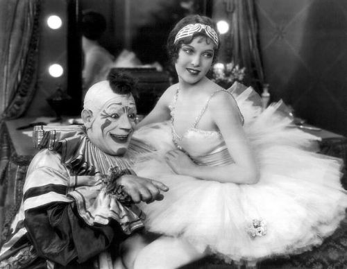 torontocrow:  Laugh Clown Laugh 1928 - Loretta Young and Lon Chaney ; in silent film