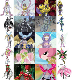deahnacrumbs:Beautiful Female Digimon by ~MetalExveemon en We Heart It.