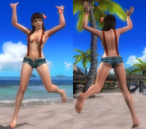 themeddleroftrousers:Dead or Alive 5 Last Round Pre Order Beach Outfits Part 1