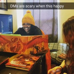 celphdabun:  florakinesis:  dr-archeville:  thefingerfuckingfemalefury:  feministfangirl: This picture was taken before I killed the entire party and used one of their reanimated corpses to further the villain’s goals 😅 . . . #d20 #rpg #tabletoprpg