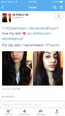erotic-croc:  Hey guys, so earlier today some jackass was in the #reclaimthebindi tag spreading racist shit (as you can see in the first two screenshots). Soon his friend started tweeting him with links of #reclaimthebindi selfies, claiming the girls
