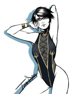 methodicalmadnessv1:  Bayonetta 3/22/2016 My gf wanted Bayonetta in a swimsuit because she now knows the splendor of her new smash main. Also in her words: “she’s me” or anything hypersexualized is pretty much her =-= Bayonetta © Platinum Games