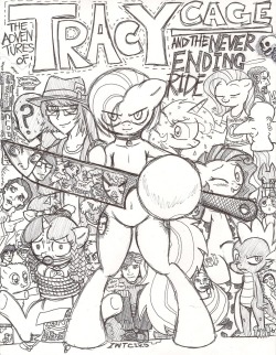 tracycage:  Coming soon. This is the version with Marker pone’s tail colored in fully. If you ever wondered what the life of a pony lover on 4chan was like, I’m about to enlighten you. After the orgy, of course.  huh, this is pretty neat. Dig the