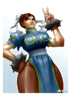 thepixelbuster:  Some Street Fighter art from this weekTop 2: Chun-li fan art done so that I can practice this new painting style that I’ve been playing with. Bottom : Some requests from /r/StreetFighter 