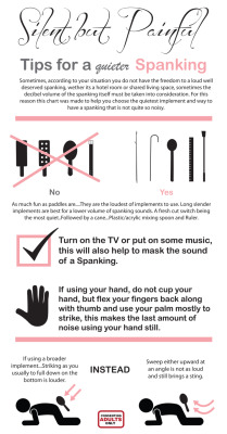 mistress-mary:  stickdom:  For all of those who asked for how to spank quietly!  Oooo, good advice for those of us living in apartments. I usually stick to my cane and crop for a quiet yet painful session. 