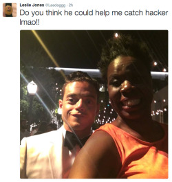 eronthebender:  buzzfeedau:  Leslie Jones’s twitter feed is the only Emmy coverage worth reading.  They need to just have Leslie Jones commentate every large event she can. First the Olympics, Maybe the Oscars next 