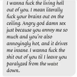 Angry sex 😏