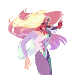 frenchfrycoolguy:  quick rainbow quartz doodle! my hand is all fucked up again so i ca tn actually do anything lmao,,,, 