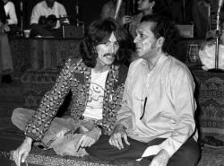 George Harrison and Ravi Shankar, c. 1975
