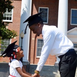 perfectlyhumann:  Shout out to my Indy graduating college and his daughter graduating Pre-K ❤️