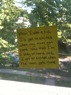 Vanilagorila:  The-Absolute-Funniest-Posts:  Post It Notes From A Stay-At-Home Dad